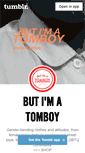 Mobile Screenshot of but-im-a-tomboy.com